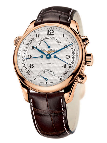 The LONGINES MASTER COLLECTION RETROGRADE EN OR ROSE The LONGINES MASTER COLLECTION RETROGRADE EN OR ROSE