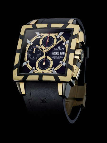 LA NOUVELLE EDOX CLASSE-ROYALE CHRONOGRAPHE AUTOMATIQUE LA NOUVELLE EDOX CLASSE-ROYALE CHRONOGRAPHE AUTOMATIQUE