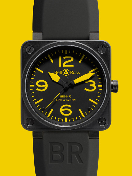 BELL & ROSS INSTRUMENT BR 01 YELLOW BELL & ROSS INSTRUMENT BR 01 YELLOW