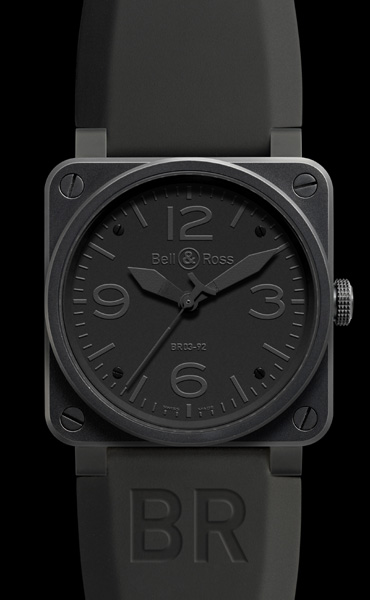 BELL & ROSS INSTRUMENT BR 03-92 PHANTOM Boîtier 42 mm BELL & ROSS INSTRUMENT BR 03-92 PHANTOM Boîtier 42 mm