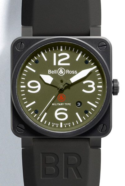 BELL & ROSS INSTRUMENT BR 03-92 Military Boîtier 42 mm BELL & ROSS INSTRUMENT BR 03-92 Military Boîtier 42 mm