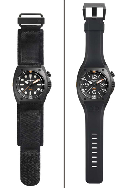 BELL & ROSS INSTRUMENT BR 02 - 1000 M Boîtier 44 mm BELL & ROSS INSTRUMENT BR 02 - 1000 M Boîtier 44 mm