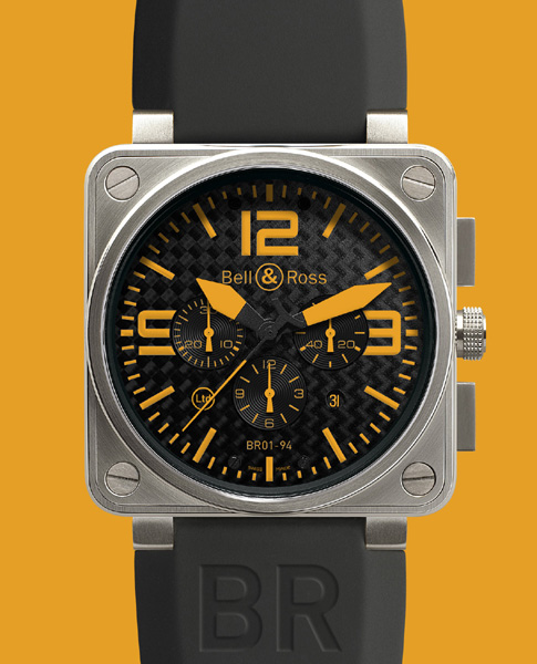 BELL & ROSS INSTRUMENT BR 01 TITANIUM ORANGE