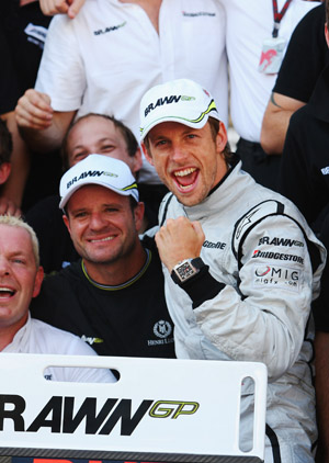 QUATRIEME VICTOIRE CONSECUTIVE POUR JENSON BUTTON