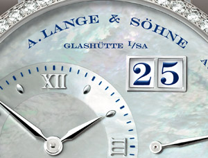 montre a. lange sohne,a. lange sohne little lange moonphase 1,a. lange sohne little moonphase,a. lange sohne petite phase de lune, a. lange sohne femme, montre femme,montre de luxe