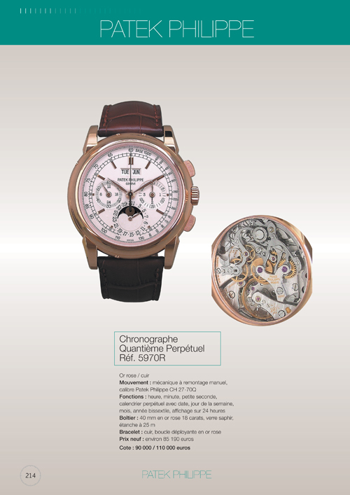 Nouvelle édition 2010 de "La Cote des montres" de MMC