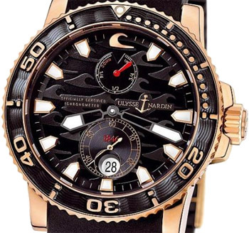 ULYSSE NARDIN MARINE DIVER BLACK SURF