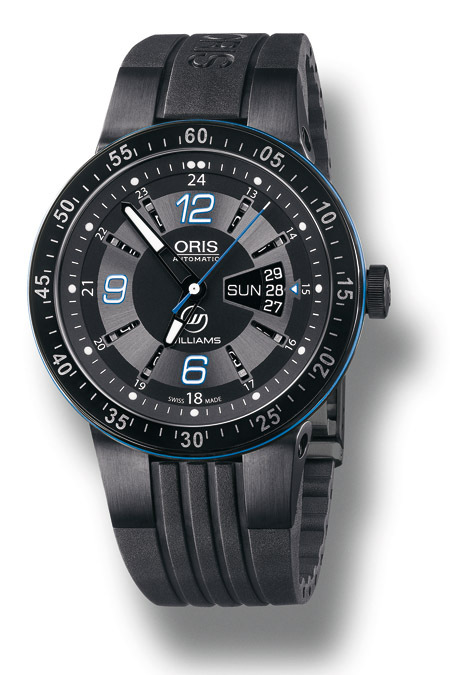 ORIS WILLIAMS F1 TEAM DAY DATE : BLEU BLANC NOIR ORIS WILLIAMS F1 TEAM DAY DATE : BLEU BLANC NOIR