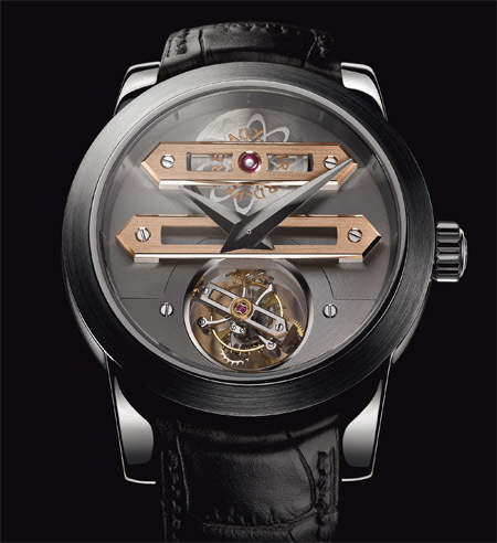 GIRARD PERREGAUX TOURBILLON BI-AXIAL OR GRIS