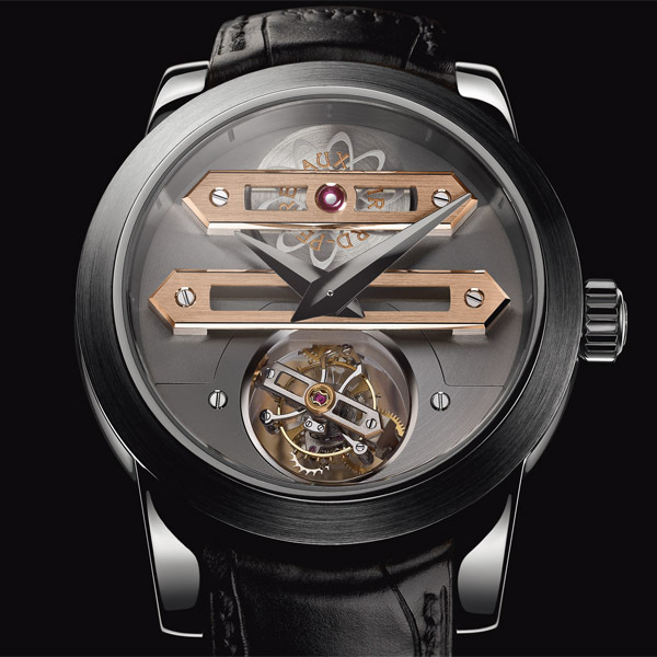 GIRARD PERREGAUX TOURBILLON BI-AXIAL OR GRIS