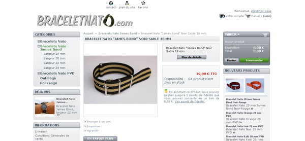 BRACELETNATO.COM : Une boutique en ligne spécialisée....bracelets NATO