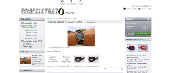 BRACELETNATO.COM : Une boutique en ligne spécialisée....bracelets NATO