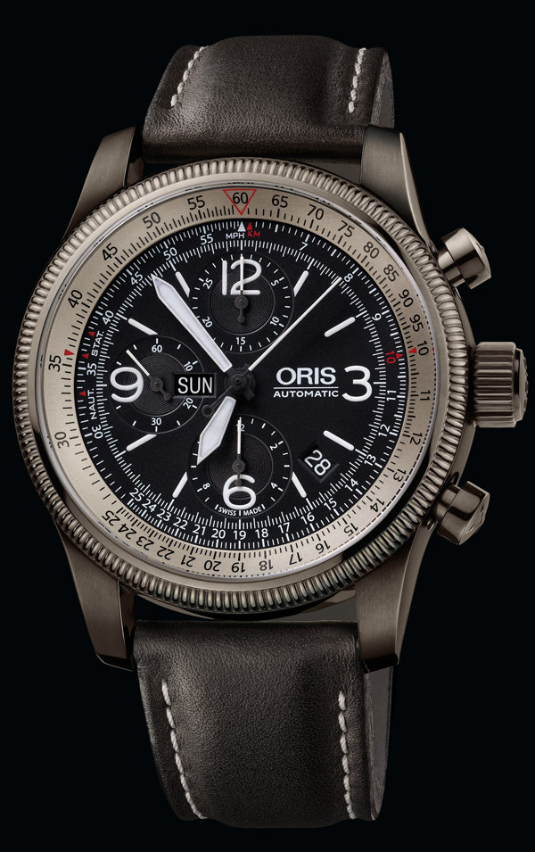 Montre Oris Big Crown X1 Calculator, équipée du fameux calibre Valjoux 7750 Montre Oris Big Crown X1 Calculator, équipée du fameux calibre Valjoux 7750