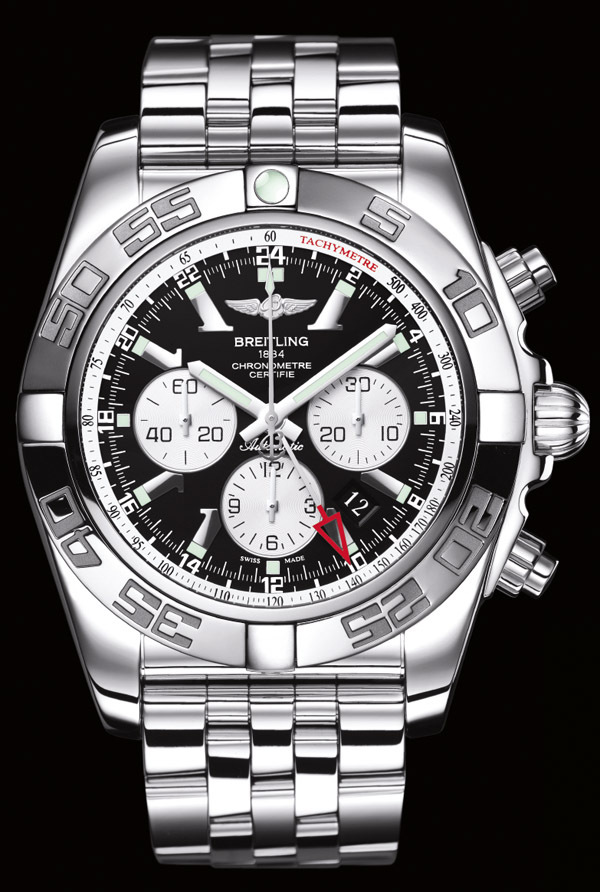 LA MONTRE BREITLING CHRONOMAT GMT CALIBER 04 LA MONTRE BREITLING CHRONOMAT GMT CALIBER 04