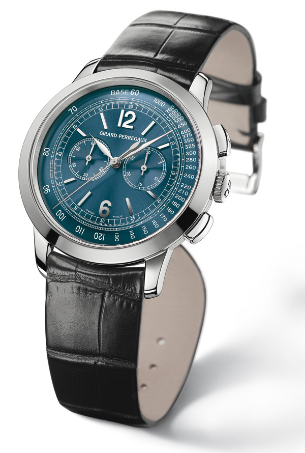 GIRARD-PERREGAUX 1966 CHRONOGRAPHE CADRAN BLEU