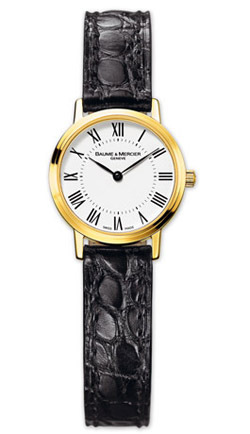 PRIX DU NEUF BAUME ET MERCIER CLASSIMA EXECUTIVE OR JAUNE