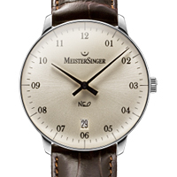 Prix du neuf et tarifs des montres Meistersinger Neo 2Z cadran blanc