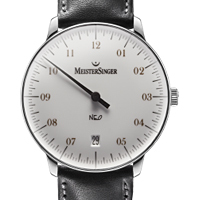 Prix du neuf et tarifs des montres Meistersinger Neo 1Z cadran blanc