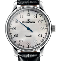 Prix du neuf et tarifs des montres Meistersinger Carelia cadran gris