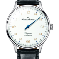 Prix du neuf et tarifs des montres Meistersinger Pangea A. cadran blanc Prix du neuf et tarifs des montres Meistersinger Pangea A. cadran blanc