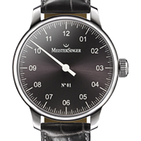 Prix du neuf et tarifs des montres Meistersinger n°01 cadran noir