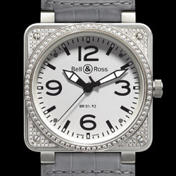 Prix du neuf Bell & Ross BR01-92 Top Diamond White