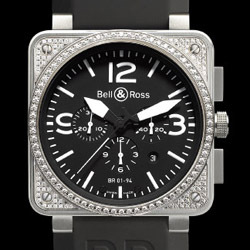 Prix du neuf Bell & Ross BR01-94 Top Diamond Black Dial