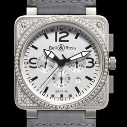 Prix du neuf Bell & Ross BR01-94 Top Diamond White Dial