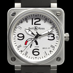 Prix du neuf Bell & Ross BR01-97 Power Reserve White Dial