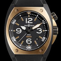 Prix du neuf Bell & Ross Pink Gold Carbon Finish