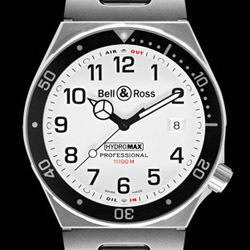 Prix du neuf Bell & Ross Type Professionel Hydromax 11000 m White