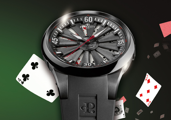 Nouvelle Montre Perrelet Turbine Poker Nouvelle Montre Perrelet Turbine Poker