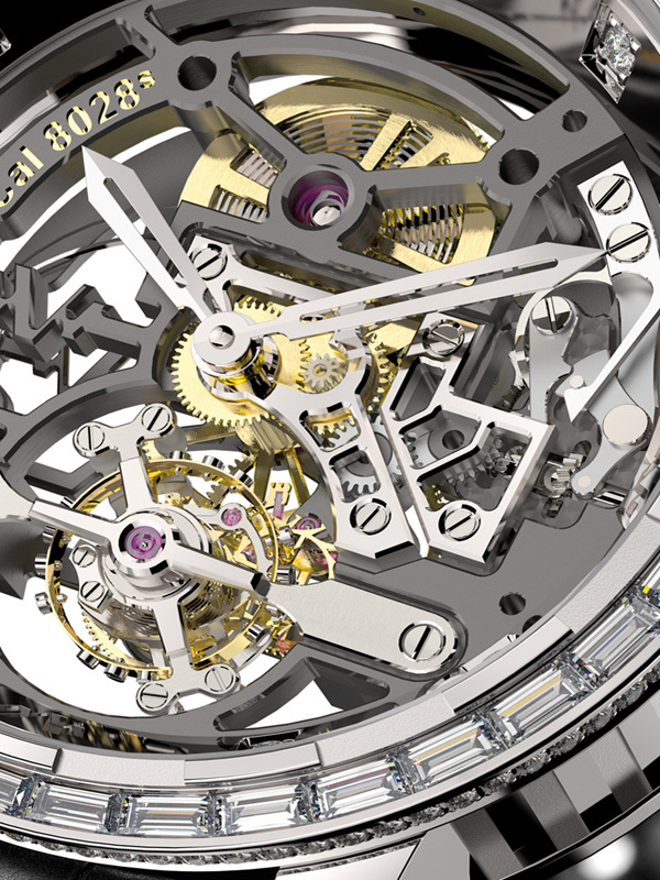 DE WITT TWENTY-8-EIGHT TOURBILLON SQUELETTE T8.TH.008 / 009