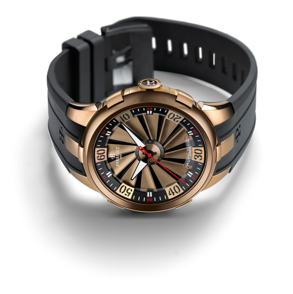 Montre Perrelet Turbine XL Gold Design choc, habit chic