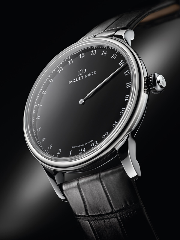 LES NOUVELLES TENDANCES JAQUET DROZ : ONYX ET ACIER LES NOUVELLES TENDANCES JAQUET DROZ : ONYX ET ACIER