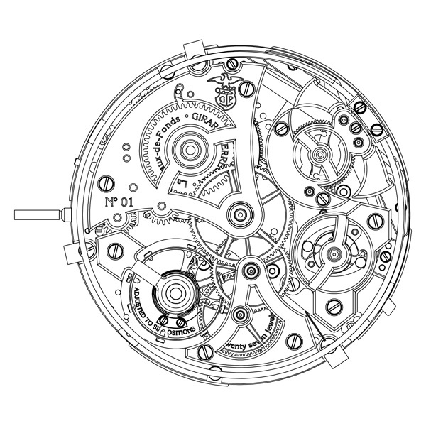 GIRARD-PERREGAUX 1966 REPETITION MINUTES : La mécanique de l’harmonie