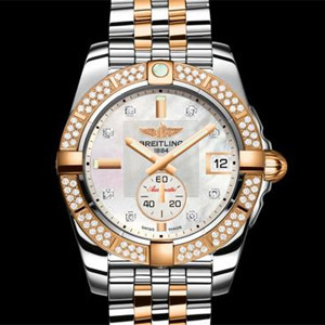 Breitling Galactic 36 or rose diamants Breitling Galactic 36 or rose diamants