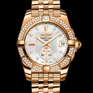 Breitling Galactic 36 or rose diamants Breitling Galactic 36 or rose diamants