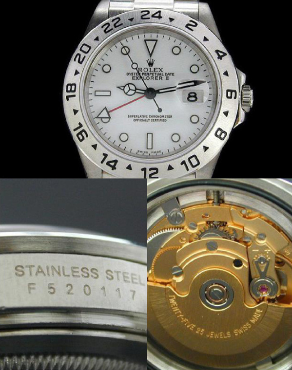 Fake Rolex Explorer 2 - Contrefaçon Fake Rolex Explorer 2 - Contrefaçon