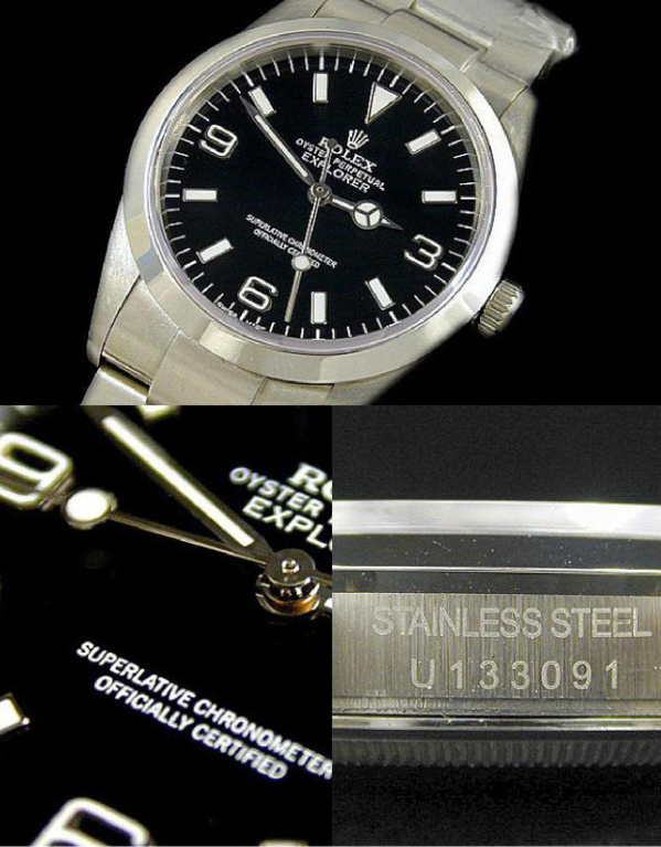 Fake Rolex Explorer I - Contrefaçon Fake Rolex Explorer I - Contrefaçon