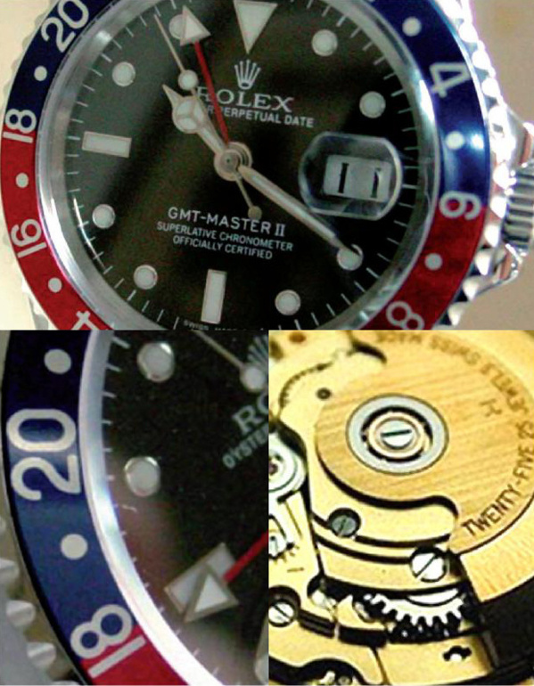 Fake Rolex GMT Master II 16710 - Contrefaçon Fake Rolex GMT Master II 16710 - Contrefaçon