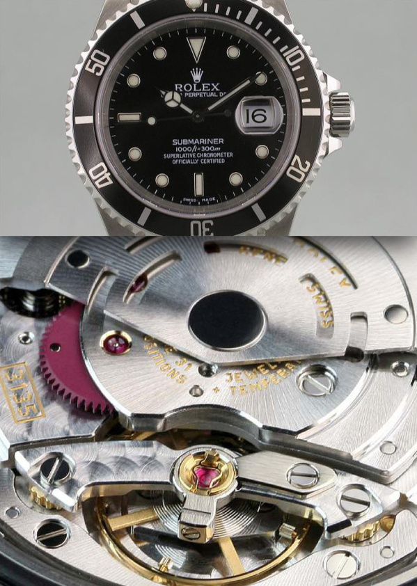 Modèle original Rolex Submariner 16610