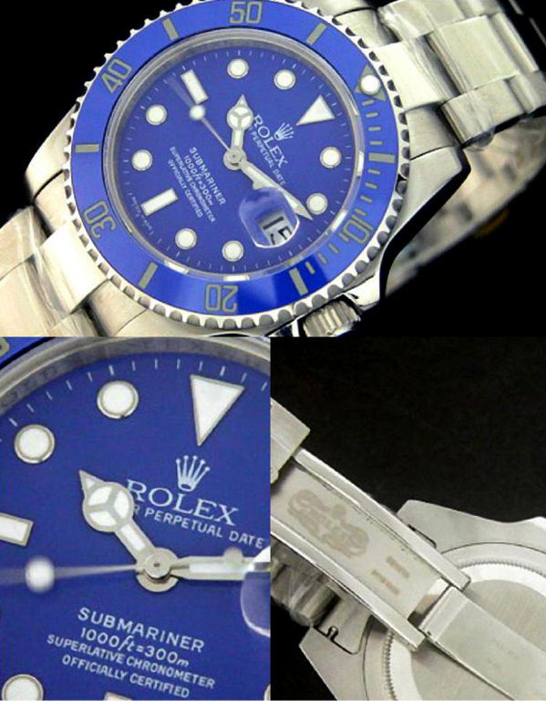 Fake Rolex Submariner 116619 - Contrefaçon