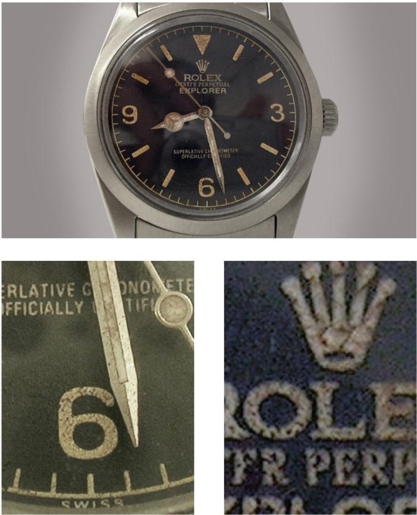 Fake Rolex Explorer I référence 1019 vintage - contrefaçon Fake Rolex Explorer I référence 1019 vintage - contrefaçon