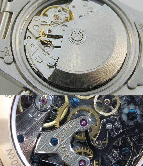 Faux mouvement chronograph équipant les fausses Rolex