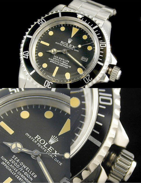 Fake Rolex Sea-Dweller 1665 - Contrefaçon