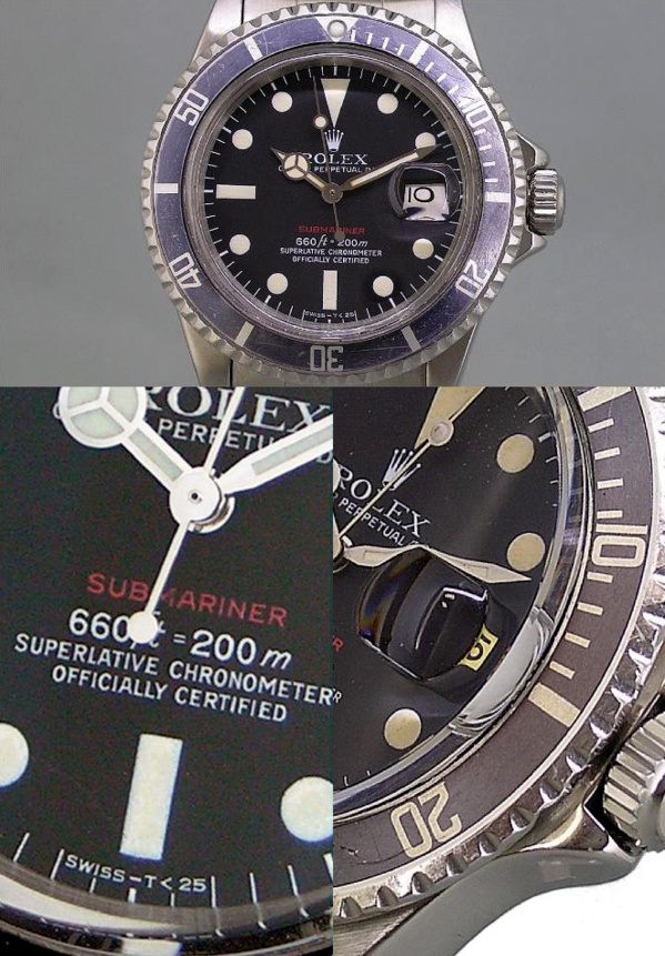 Montre originale Rolex Submariner 1680 Montre originale Rolex Submariner 1680