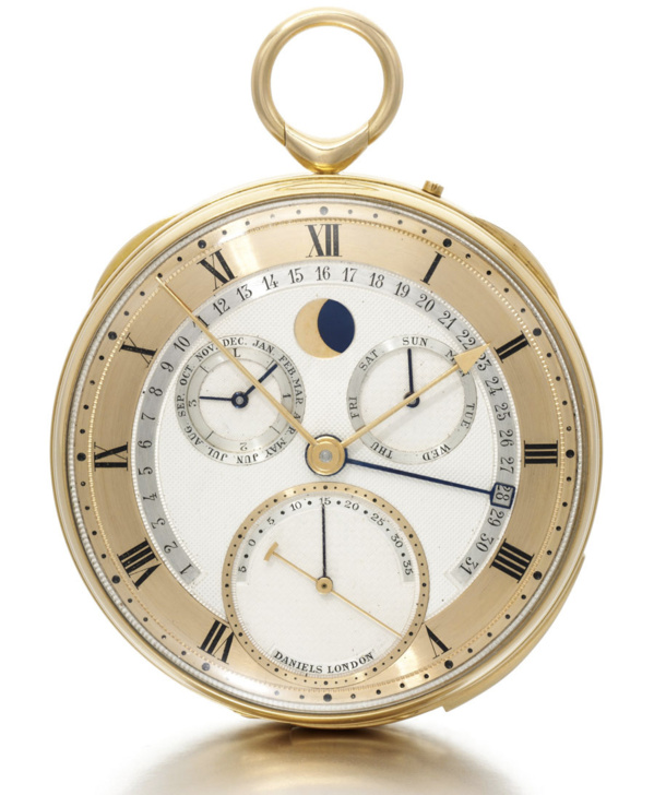 Montre de poche tourbillon minute avec échappement plat Co-axial George Daniels Montre de poche tourbillon minute avec échappement plat Co-axial George Daniels