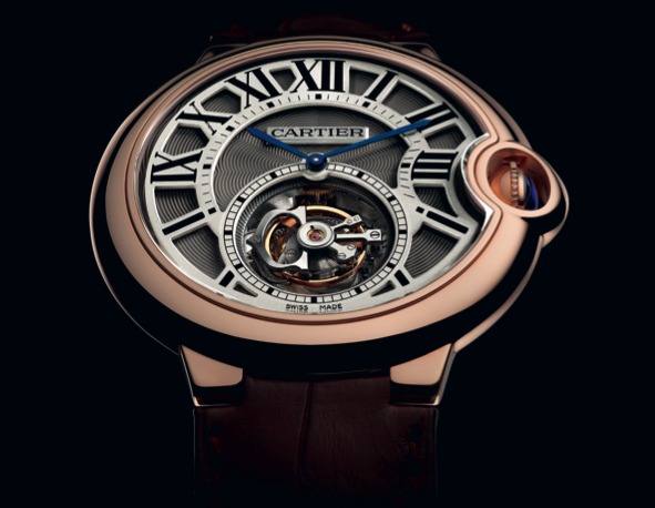 CARTIER Ballon Bleu Tourbillon Volant émail