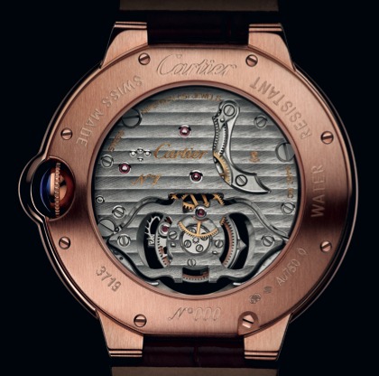 CARTIER Ballon Bleu Tourbillon Volant émail